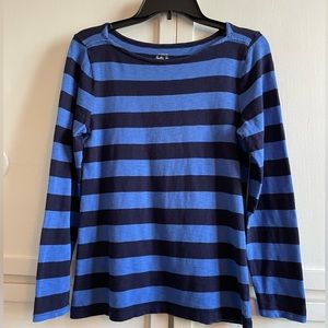 J Crew Painter Tee Long Sleeve 100% Cotton Size M